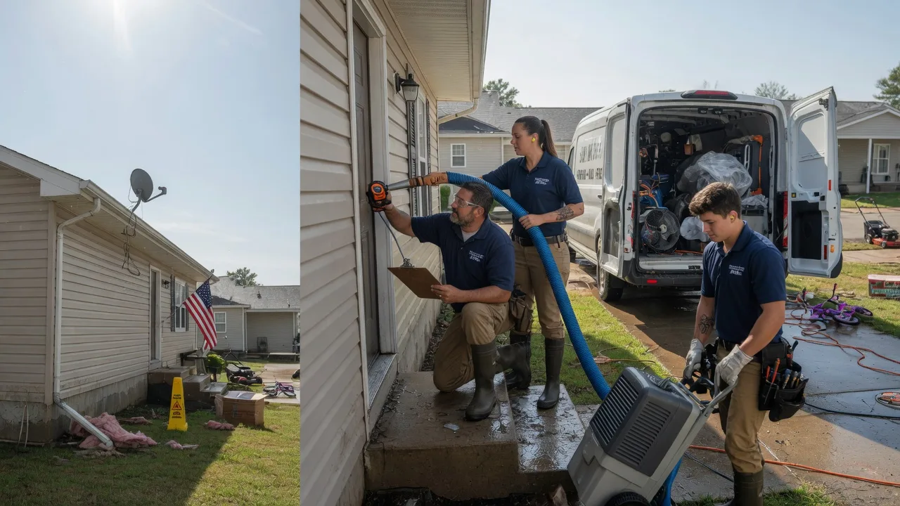 Ceiling Water Damage Restoration in Menoken, ND near me